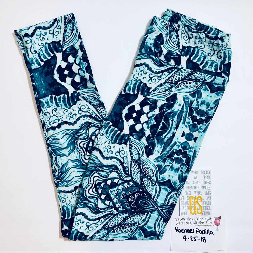 LuLaRoe Leggings Mermaid Tail